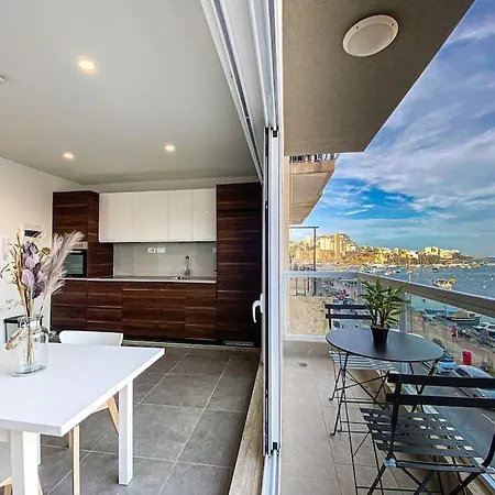 Azure Horizon 1 On Skala's Seafront - By Solea Homes 公寓 *