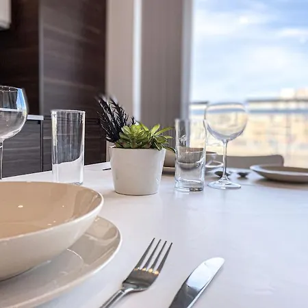 Azure Horizon 1 On Skala's Seafront - By Solea Homes 아파트 *